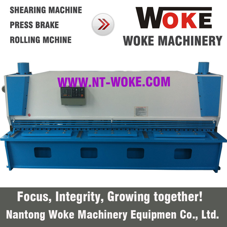 QC11K-10X2500/3200/4000/6000 Hydraulic guillotine shearing machine cutting machine 