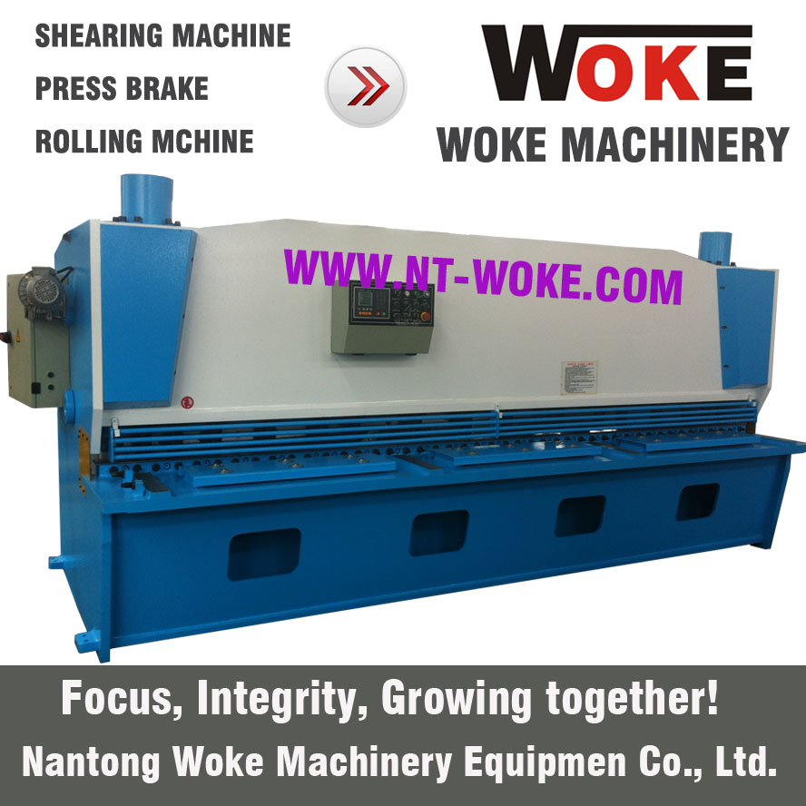 QC11K-10X2500/3200/4000/6000 Hydraulic guillotine shearing machine cutting machine 