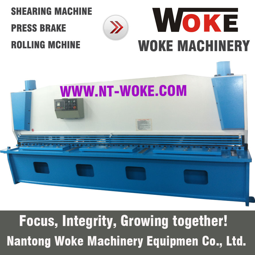 QC11K-10X2500/3200/4000/6000 Hydraulic guillotine shearing machine cutting machine 