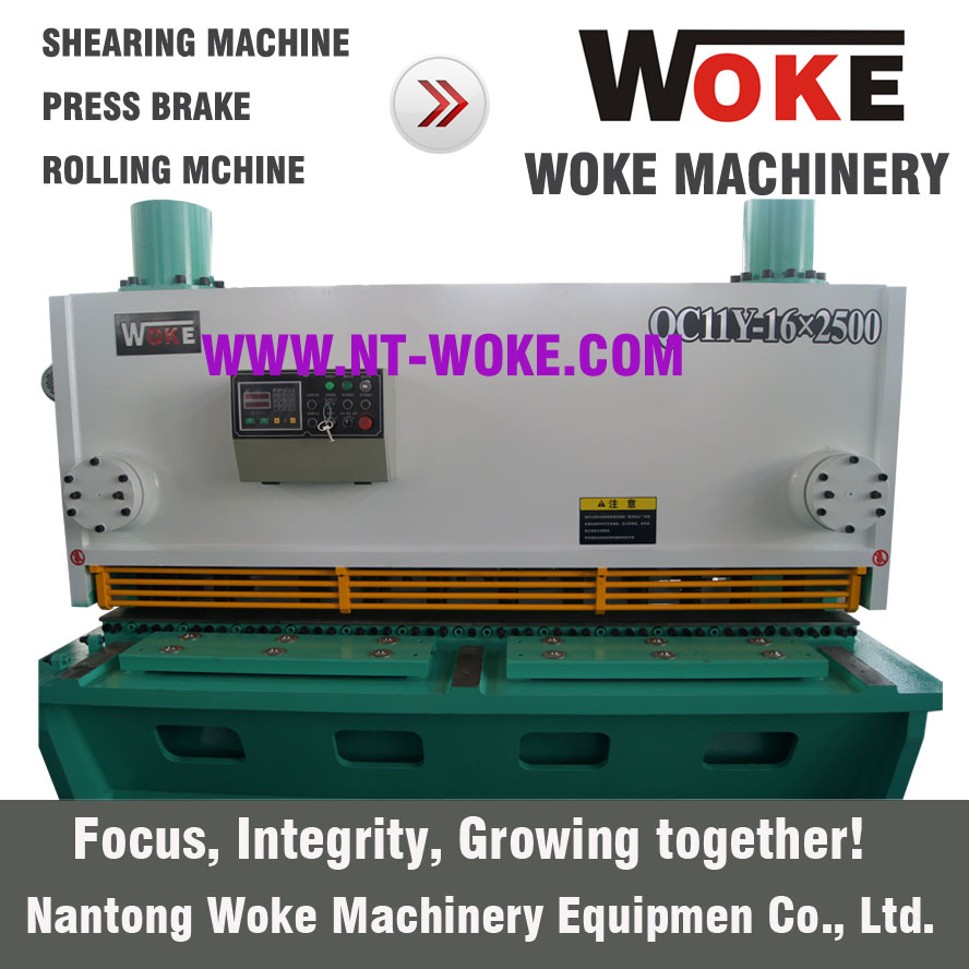 QC11K-16X2500/3200/4000/6000 Hydraulic guillotine shearing machine cutting machine 