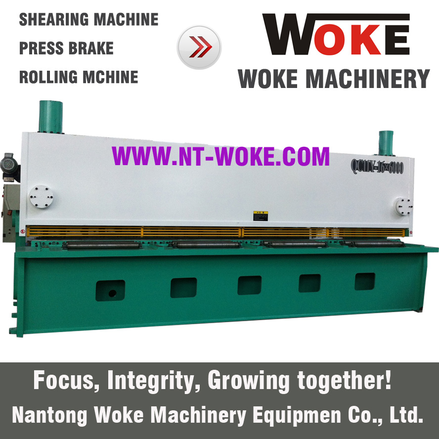 QC11K-16X2500/3200/4000/6000 Hydraulic guillotine shearing machine cutting machine 