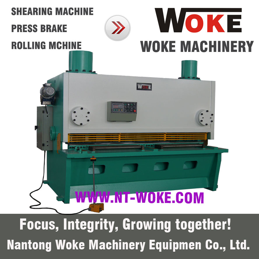 QC11K-25X2500/3200/4000/6000 Hydraulic guillotine shearing machine cutting machine 