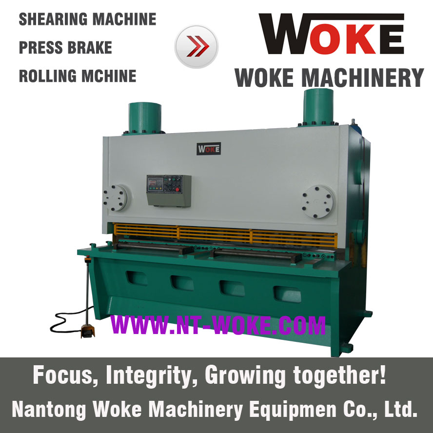 QC11K-25X2500/3200/4000/6000 Hydraulic guillotine shearing machine cutting machine 