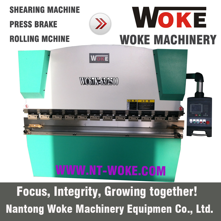 WC67K-63T Hydraulic Press Brake