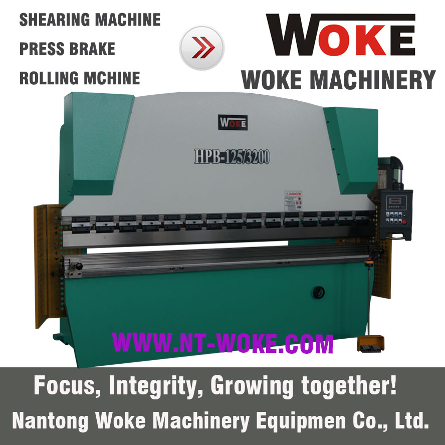 WC67K-125T Hydraulic Press Brake 