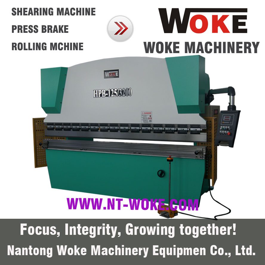 WC67K-125T Hydraulic Press Brake 