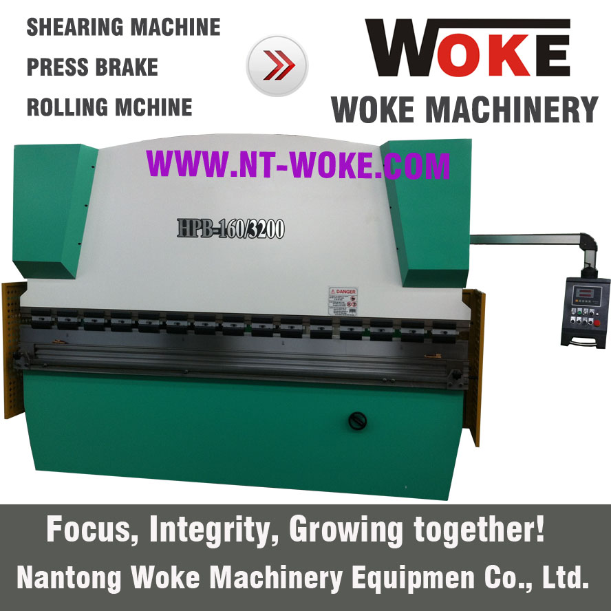 WC67K-160T Hydraulic Press Brake 