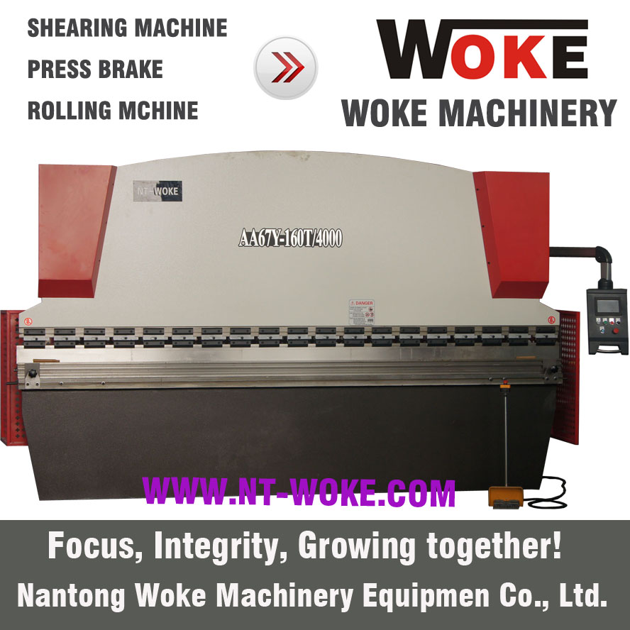 WC67K-160T Hydraulic Press Brake 