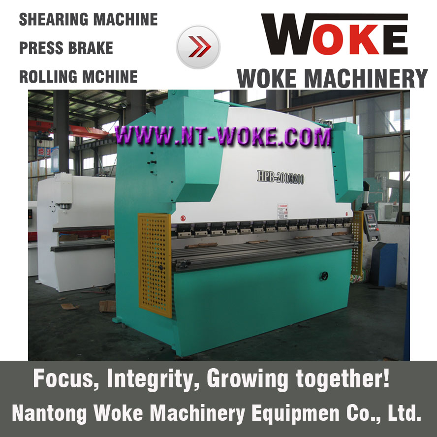 WC67K-200T Hydraulic Press Brake 