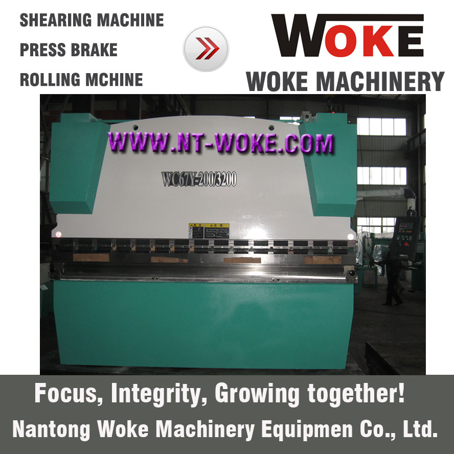 WC67K-200T Hydraulic Press Brake 