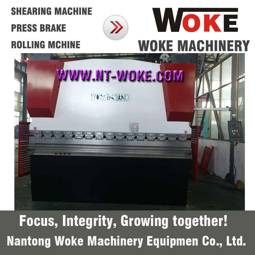 WC67K-250T Hydraulic Press Brake 