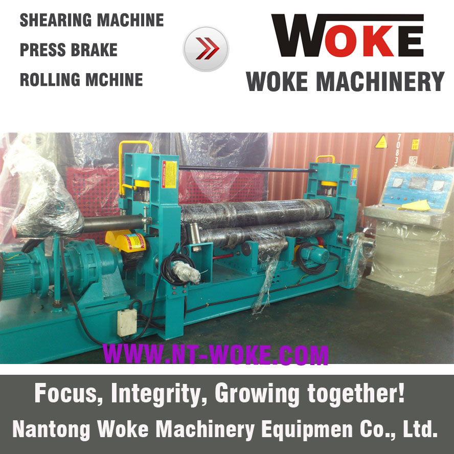 W11S Three rollers Hydraulic Plate Rolling Machine